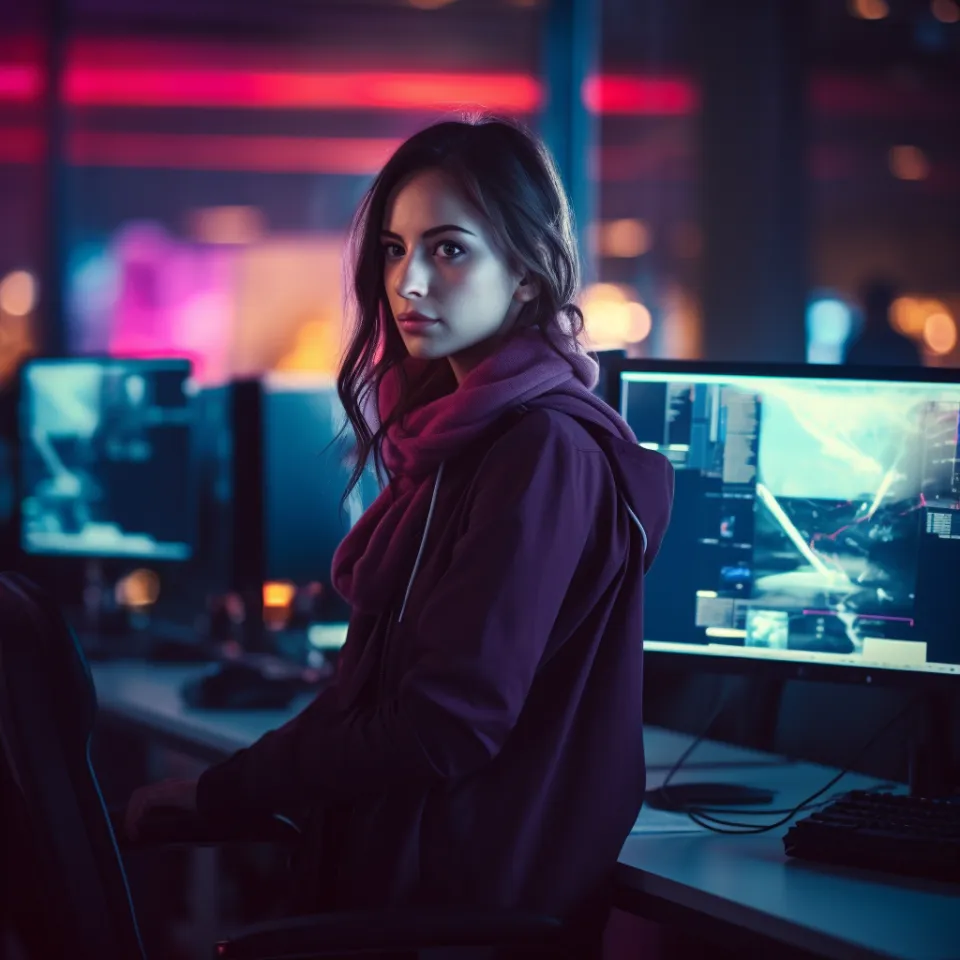 Analista financeira júnior em ambiente corporativo