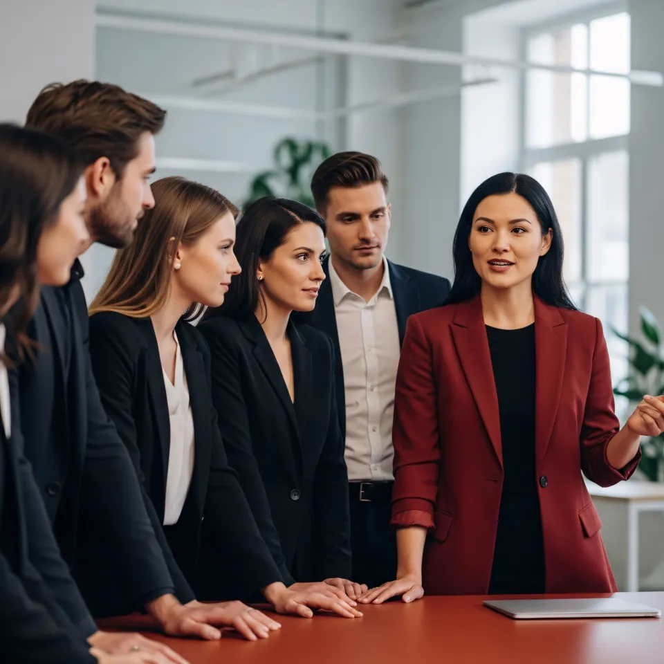 Gestor de projetos de startups em escritório